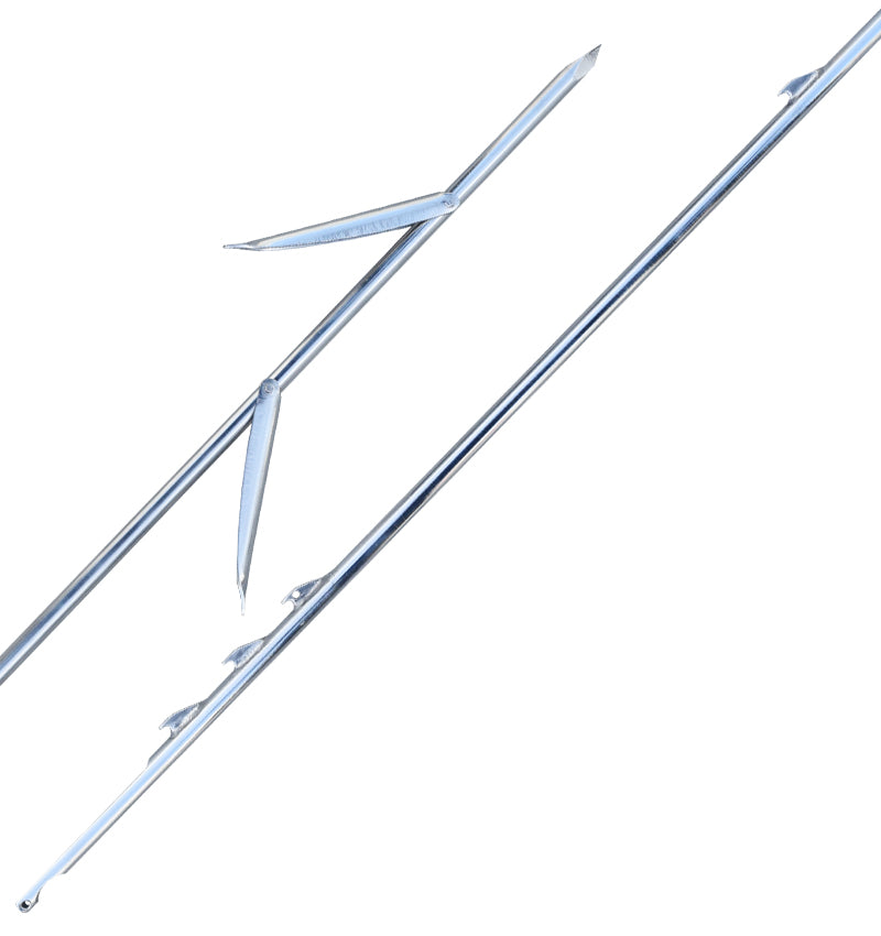 7.5mm Double Flopper Stainless Steel Spear