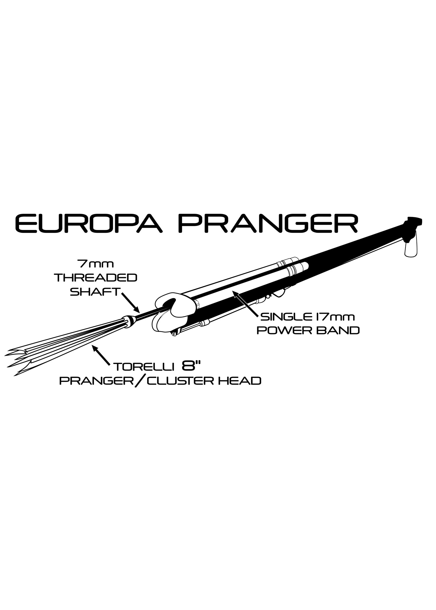 Europa Pranger Carbon Speargun