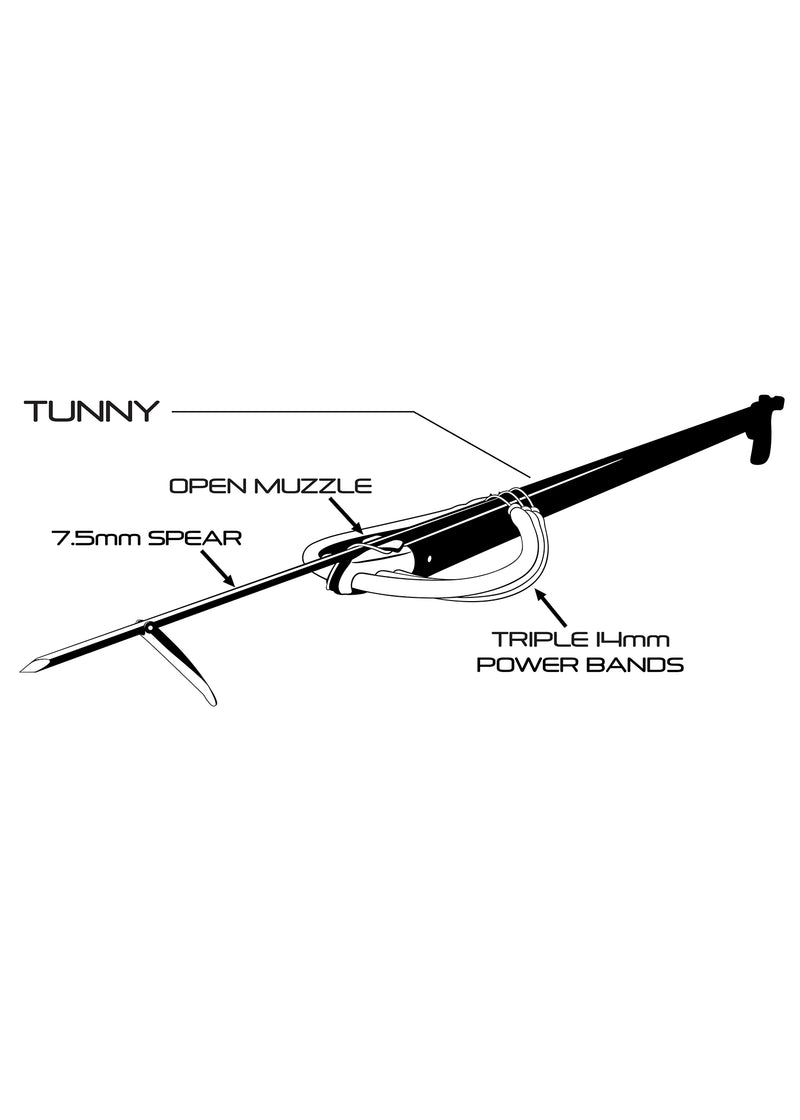 TUNNY CARBON CORAL REEF SPEARGUN