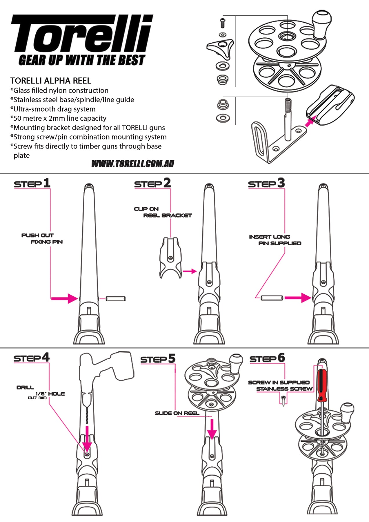 Torelli Alpha Reel